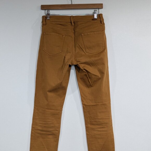 Massimo Dutti Skinny Fit Pants Gold Yellow Size 6 - Picture 2 of 5